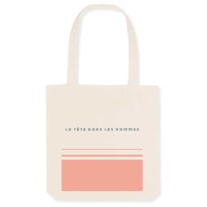 Tote bag. Dans les pommes. I