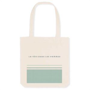 Tote bag. Dans les pommes. III