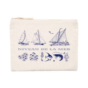 Trousse / Pochette. Niveau de la mer. Voiliers. Marine