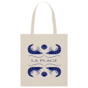 Tote bag. BIO. La plage. Marine