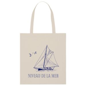 Tote bag. BIO. Niveau de la mer