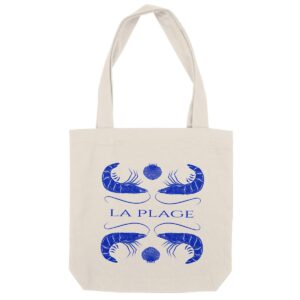 Tote bag épais. La plage. ROI